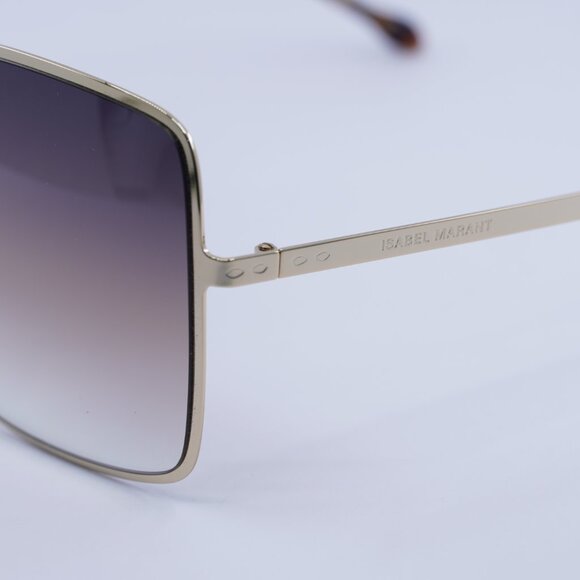 🕶️New Isabel Marant IM 0102/S 001Q PR Sunglasses - Gold Frame, Brown Lenses - Picture 6 of 11